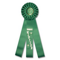 16" Stock Rosettes/Trophy Cup On Medallion - HONORABLE MENTION